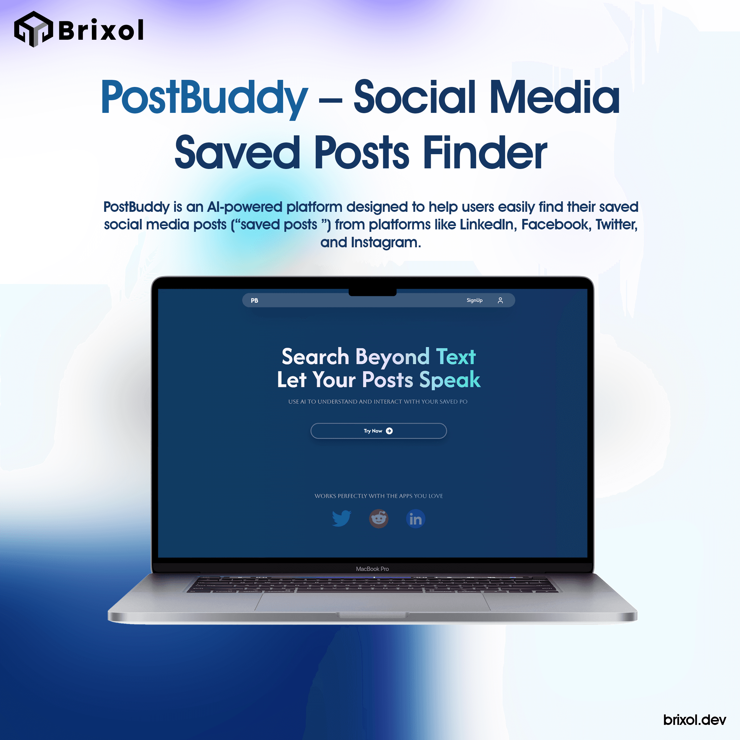 PostBuddy — Social Media Saved Posts Finder (Next.js + FastAPI + AI)