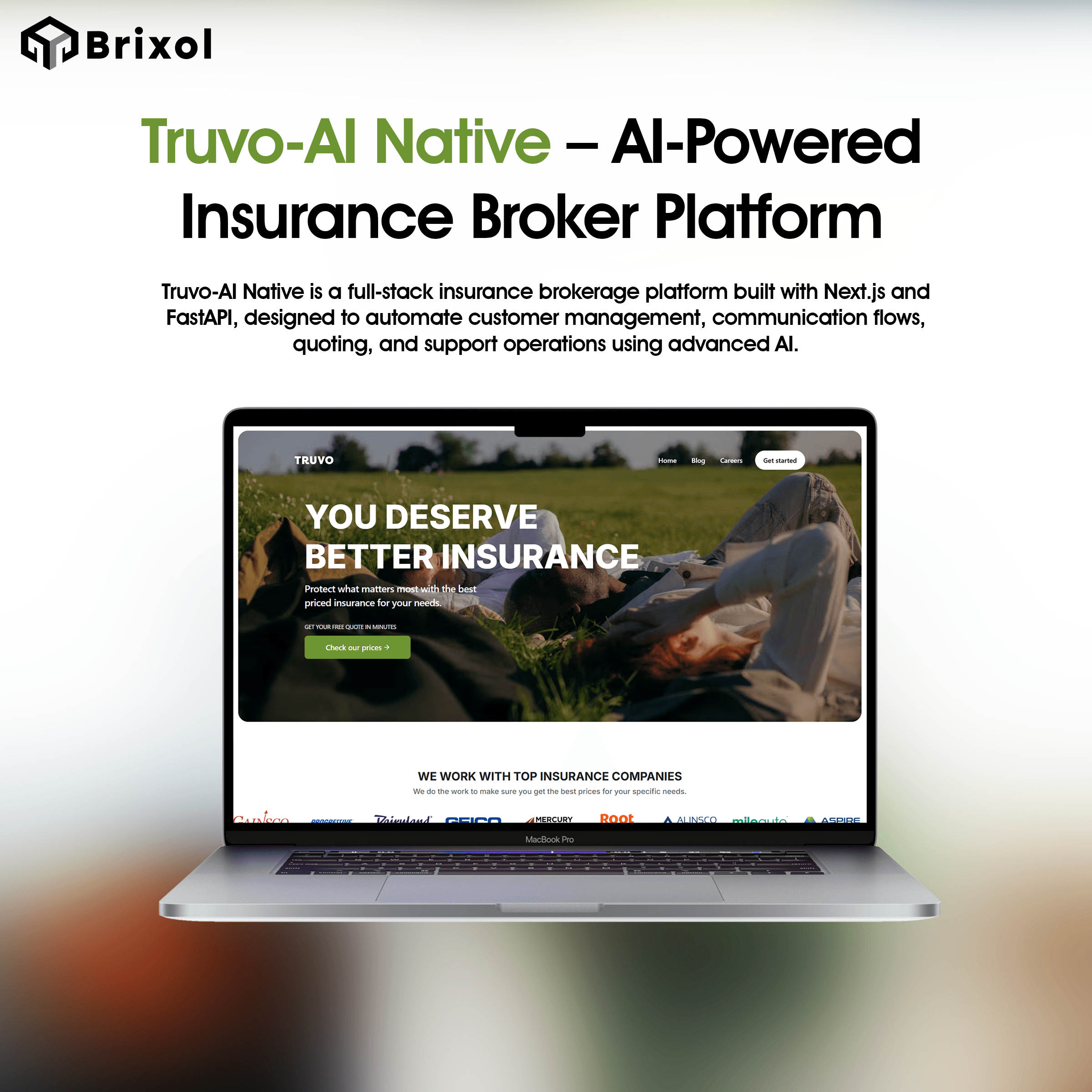 Truvo-AI Native - AI-Powered Insurance Broker Platform (Next.js + FastAPI)
